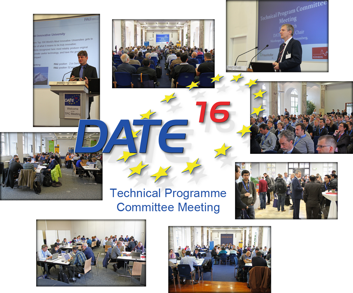 Zum Artikel "29.10.2015: Das internationale DATE 2016 TPC Meeting in der Nürnberger Akademie in Nürnberg wurde von Prof. Teich als Programme Chair ausgerichtet."