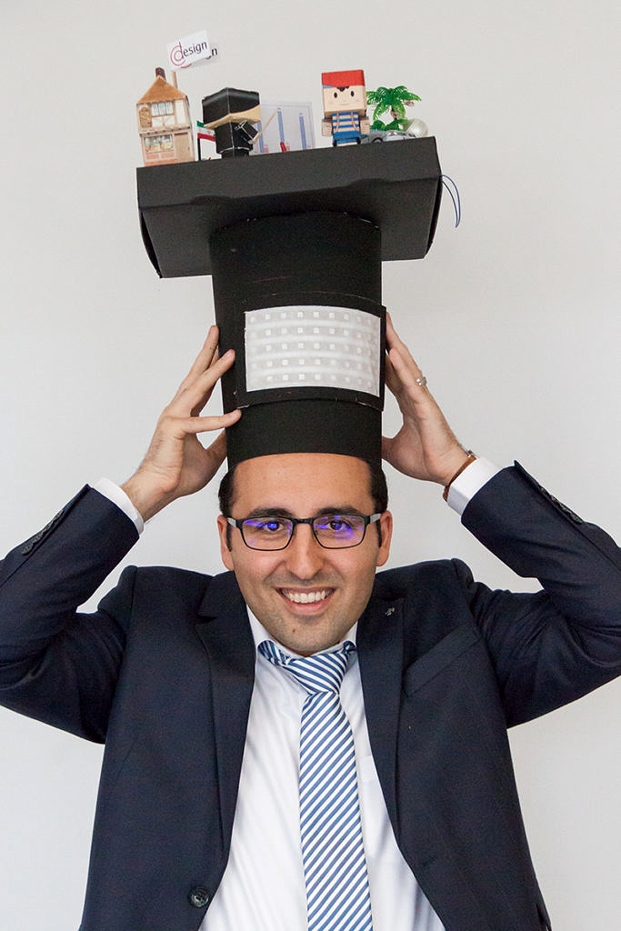 Faramarz Khosravi mit Doktorhut
