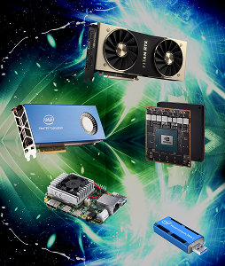 Titan RTX, Xeon Phi, Tegra AGX, Google Edge TPU und Intel NCS 2