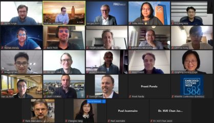 Screenshot von teilnehmenden Menschen der Konferenz