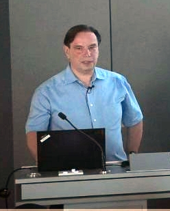 Rolf Wanka beim Vortrag zu Alan Turings Geburtstag