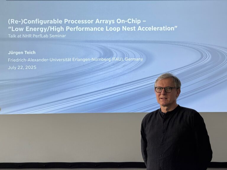 22.07.2025: NHR PerfLab Seminar Vortrag von Prof. Teich